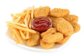 Nuggets con patatas